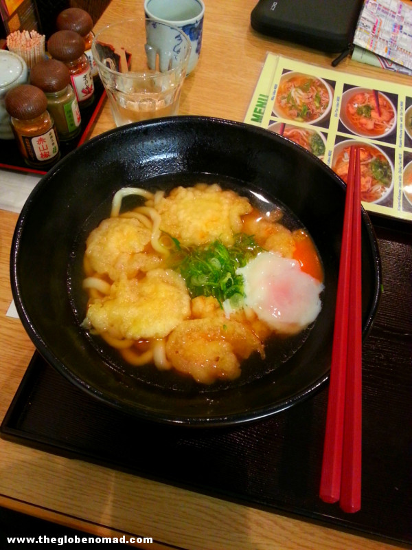 Lunch Ramen and Prawn Tempura